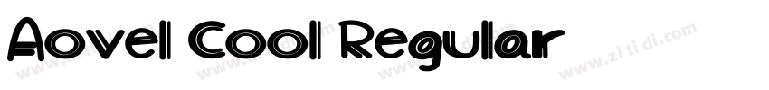 Aovel Cool Regular字体转换